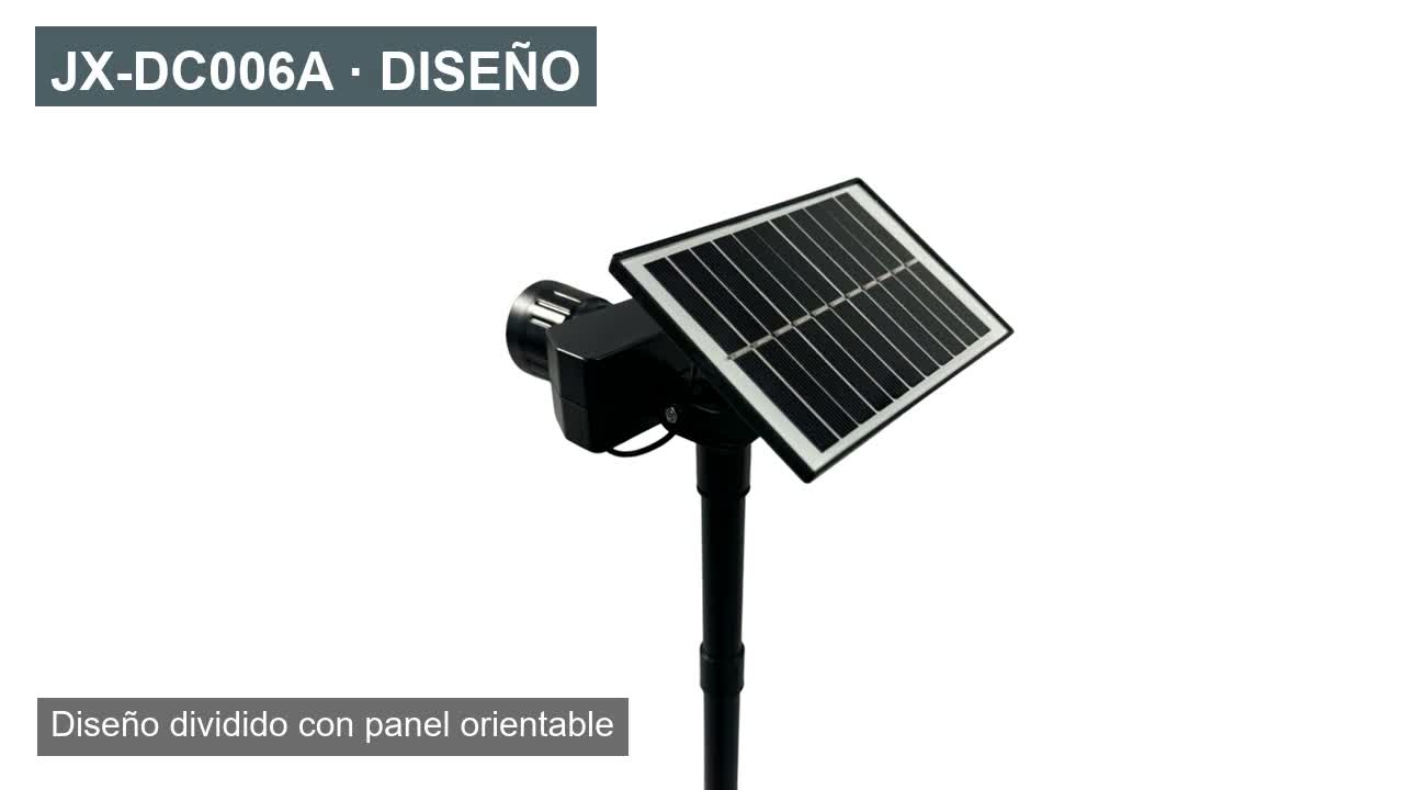 JX-DC006A adjustable solar garden spotlight